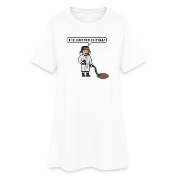 Motif de Noël drôle pour un joli cadeau - Robe T-shirt Femme - blanc - Devant