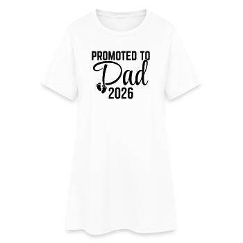 Promu Papa 2026 - Robe T-shirt Femme - blanc - Devant