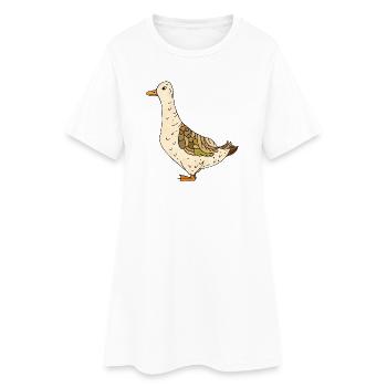 duck - Women’s T-Shirt Dress - white - Front