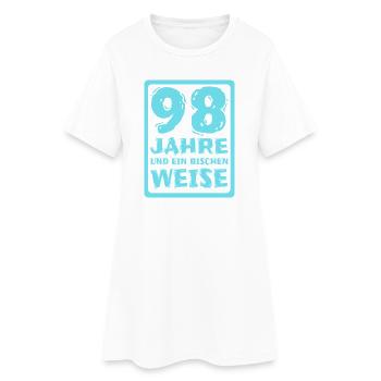 Sagesse 98 - Robe T-shirt Femme - blanc - Devant