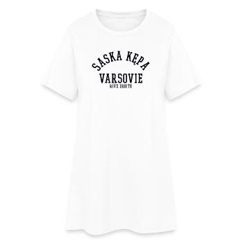 Saska Kepa Warszawa Warsaw - Women’s T-Shirt Dress - white - Front