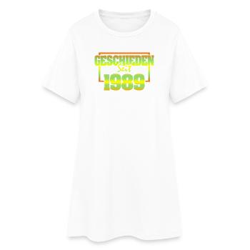 1989 - Robe T-shirt Femme - blanc - Devant