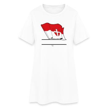 Wien Flag Namespace - Women’s T-Shirt Dress - white - Front