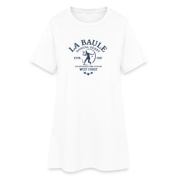 La Baule Derby Tennis West Coast - Robe T-shirt Femme - blanc - Devant