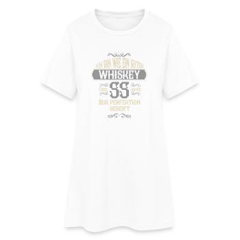 Cadeau pour un 55e anniversaire, 55 ans, disant - Robe T-shirt Femme - blanc - Devant