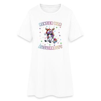 Reindeer a vendu complet - Robe T-shirt Femme - blanc - Devant