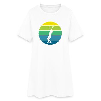 tennis - Robe T-shirt Femme - blanc - Devant