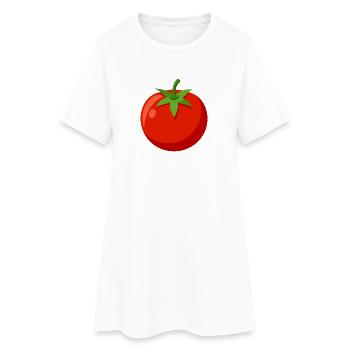 Tomate - Robe T-shirt Femme - blanc - Devant