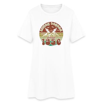 70th Birthday Living Legend since VIN 01/1956 - Women’s T-Shirt Dress - white - Front