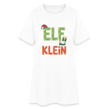 Petit humour d’elfe : Je ne suis pas un elfe - Robe T-shirt Femme - blanc - Devant
