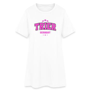 Conception du Collège Pink Heimat de Trier Allemagne - Robe T-shirt Femme - blanc - Devant