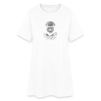 Classical Aristotle Quote on Melancholy - Women’s T-Shirt Dress - white - Front