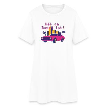 Neon Retro Cabrio Miami Stil (Was ja Based ist!) - Robe T-shirt Femme - blanc - Devant