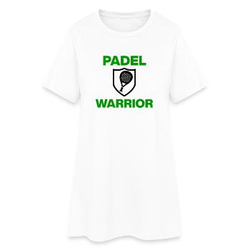 Padel Warrior – For Court Fighters and Padel Fans - Women’s T-Shirt Dress - white - Front