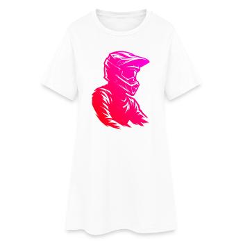 Motocross Adore porter - Robe T-shirt Femme - blanc - Devant
