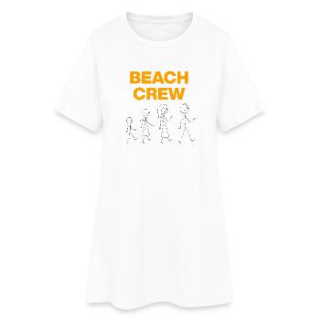 Beach Crew, Family Holiday Vibes - Women’s T-Shirt Dress - white - Front