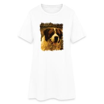 Bernadin Vintage - Women’s T-Shirt Dress - white - Front