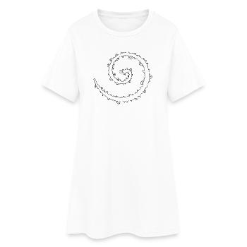 Spirale du cybersigilisme - Robe T-shirt Femme - blanc - Devant