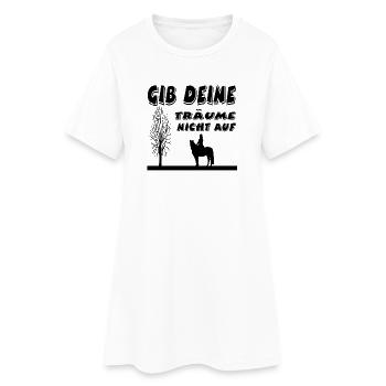 Chevaux - Robe T-shirt Femme - blanc - Devant