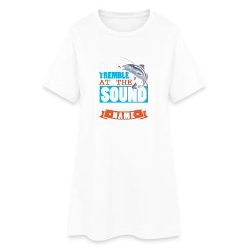 Pêcheurs Pêcheurs Pêcheurs Pêcheurs Pêcheurs Sportifs - Robe T-shirt Femme - blanc - Devant