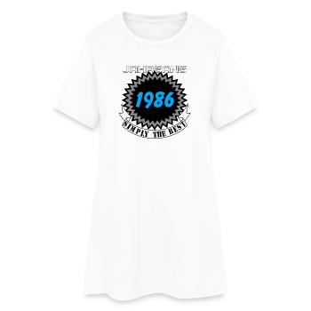Vintage 1986 – Simply the Best - Women’s T-Shirt Dress - white - Front