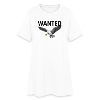 Recherché : Frites Seagull - Robe T-shirt Femme - blanc - Devant