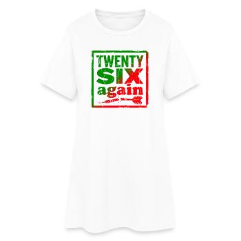 Sweat à capuche de fléchettes 26 points Légendaire raté - Robe T-shirt Femme - blanc - Devant