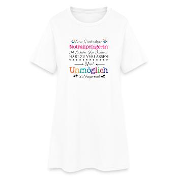Notfallpflegerin Beruf Geschenk Abschied Pflegerin - Frauen T-Shirt-Kleid - Weiß - Vorne