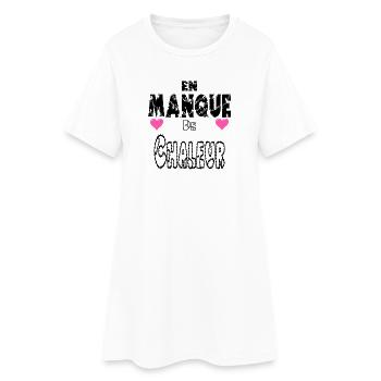 In Need of Heat - Women’s T-Shirt Dress - white - Front