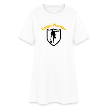 Kegel Warrior, Track Legend, All 9e, Bowler - Women’s T-Shirt Dress - white - Front