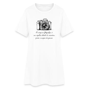 La photographie au-delà de la technique - Robe T-shirt Femme - blanc - Devant