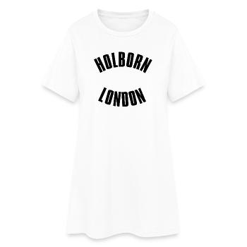 Emblème Holborn London - Robe T-shirt Femme - blanc - Devant