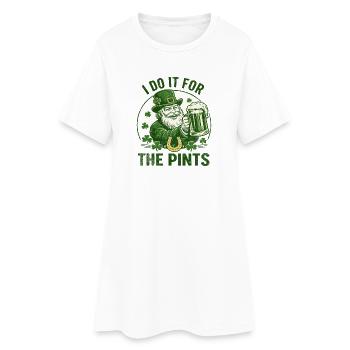 Célébration des pintes des lutins - Robe T-shirt Femme - blanc - Devant