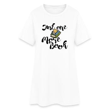 Empilés de livres Illustration aquarelle - Robe T-shirt Femme - blanc - Devant