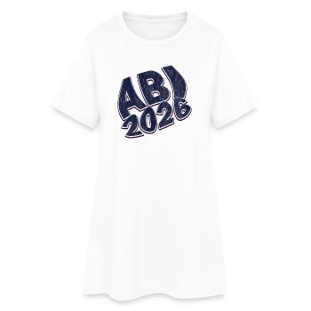 Abitur 2026 - Women’s T-Shirt Dress - white - Front