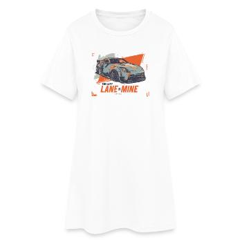 JDM Legend, la voie de gauche est à moi Auto, - Robe T-shirt Femme - blanc - Devant