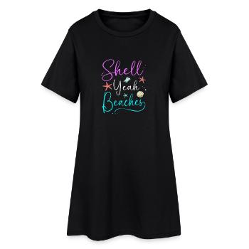 Coque collectrice d’obus - Robe T-shirt Femme - noir - Devant