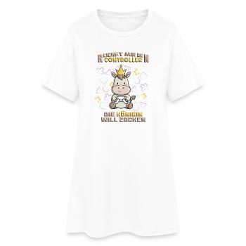 Conception de jeux avec le jeu d’âne - Robe T-shirt Femme - blanc - Devant