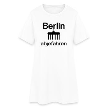 Berlin abjefahren, City Pulse! Brandenburg Gate - Women’s T-Shirt Dress - white - Front