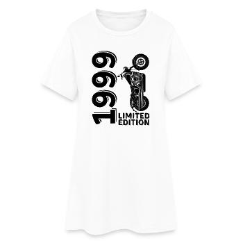 1999 Limited Edition Biker Vintage - Robe T-shirt Femme - blanc - Devant