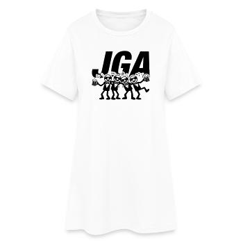 Bachelor party Jga Lustig - Women’s T-Shirt Dress - white - Front