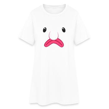 Drôle de Blobfish Face : L’art animalier le plus laid du monde - Robe T-shirt Femme - blanc - Devant