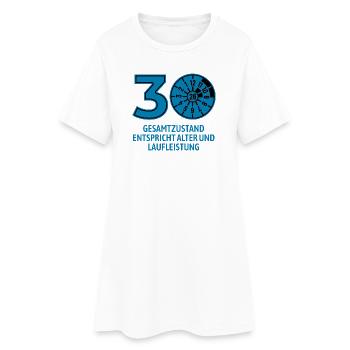 HU February 2026 - 30 Years - Birthday Gift - Women’s T-Shirt Dress - white - Front