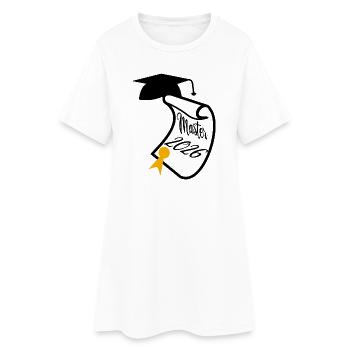 Master 2026 - Frauen T-Shirt-Kleid - Weiß - Vorne