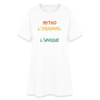 Mytho Original The True Unique - Women’s T-Shirt Dress - white - Front