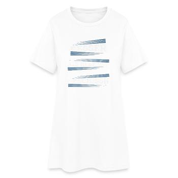 Besser Als In De Hus Geschissn - Frauen T-Shirt-Kleid - Weiß - Vorne