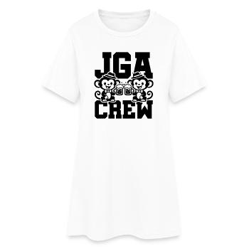 Jga Crew Junggesellenabschied Affe - Frauen T-Shirt-Kleid - Weiß - Vorne