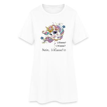 School child 3rd grade - Women’s T-Shirt Dress - white - Front