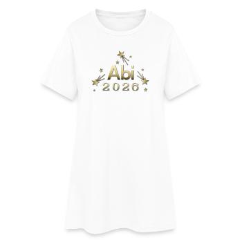 Abi 2026 Matura Abi Design Abitur 2026 - Robe T-shirt Femme - blanc - Devant