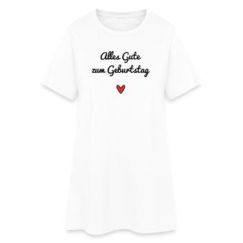 Alles Gute zum Geburtstag. Autriche. ANNIVERSAIRE. - Robe T-shirt Femme - blanc - Devant